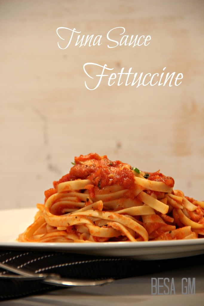 tuna sauce fettuccine
